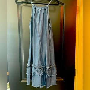 Blue Jean A-line Halter